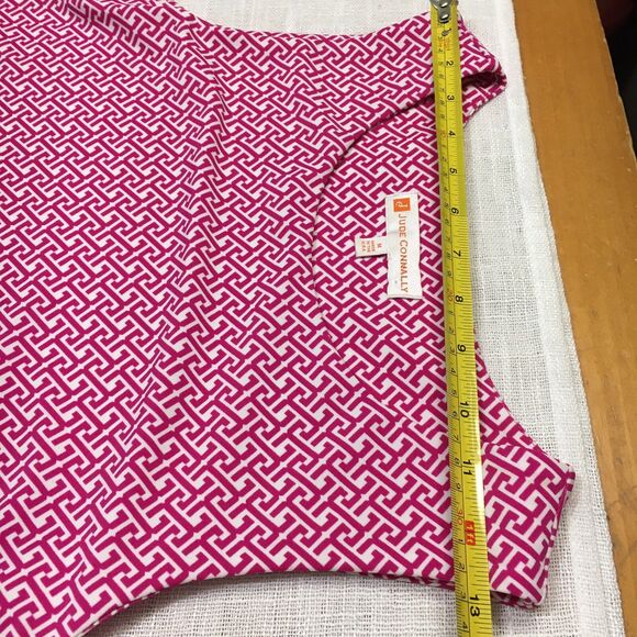 Jude Connally Dress Women's M Beth Pink Geo Print Sleeveless Jude Cloth - Picture 12 of 16
